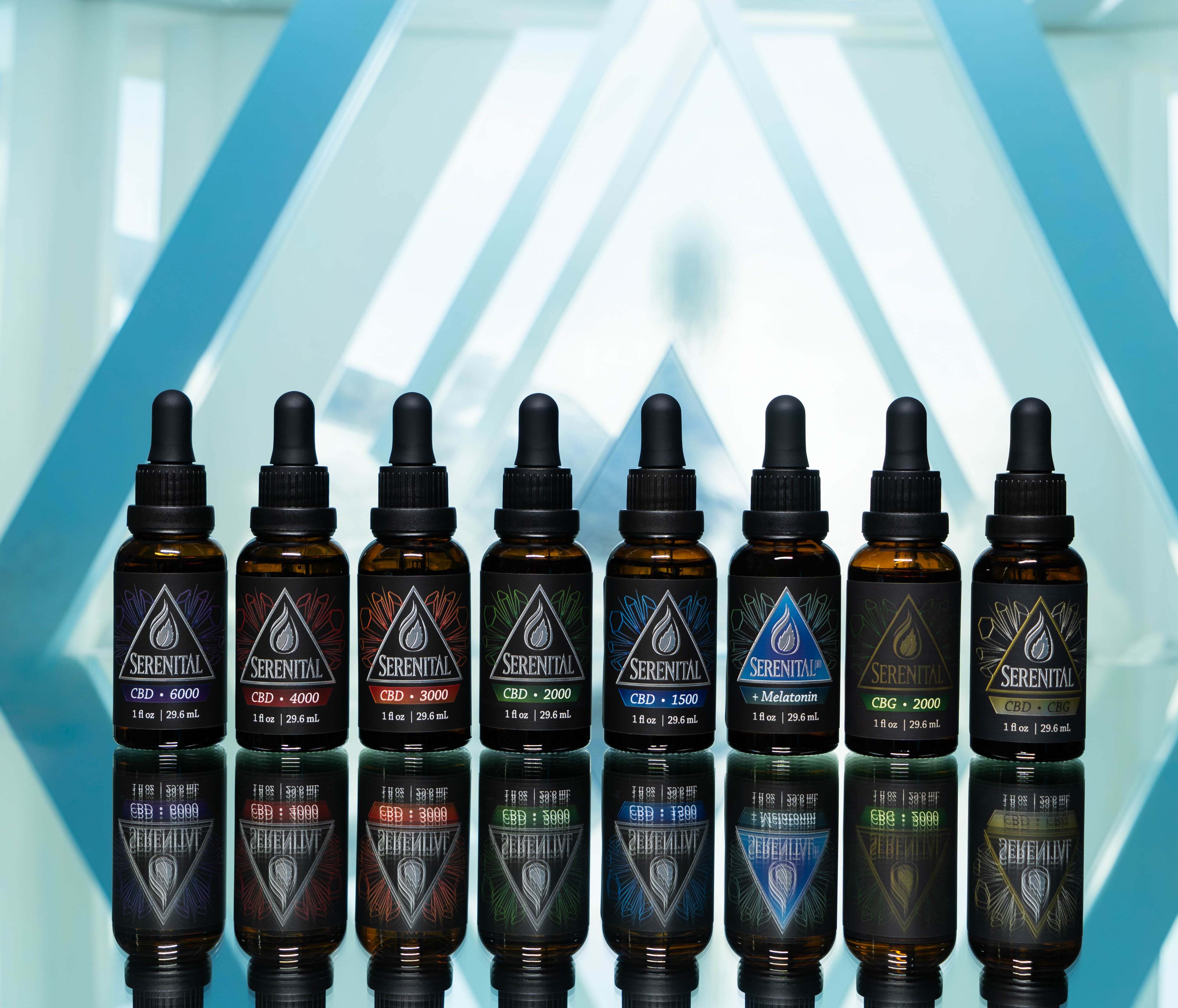 Serenital CBD and CBG Tinctures